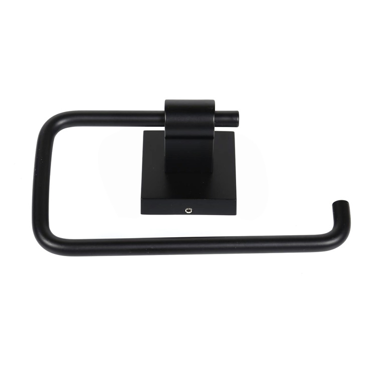 Suport pentru hârtie din metal negru